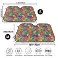 thumbnail image 3 of Haiem Colorful Dinosaur Car Windshield Sun Shade - Blocks UV Rays Sun Visor Protector, Sunshade to Keep Your Vehicle Cool, Universal Fit SUV Van Sedan-Medium, 3 of 7