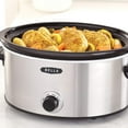 thumbnail image 2 of Bella - 5-qt. Slow Cooker with Dipper - Stainless Steel, 2 of 5
