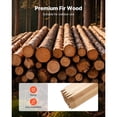 thumbnail image 3 of KFFKFF Wooden Garden Stakes, 25 Pieces 48x0.5x0.69 in Survey Grading Stakes, Ground Stake with Pointed Tip, Fir Wood Plant Support Stakes, Sign Posts for Fencing, Landscaping, and Boundary Marking, 3 of 9