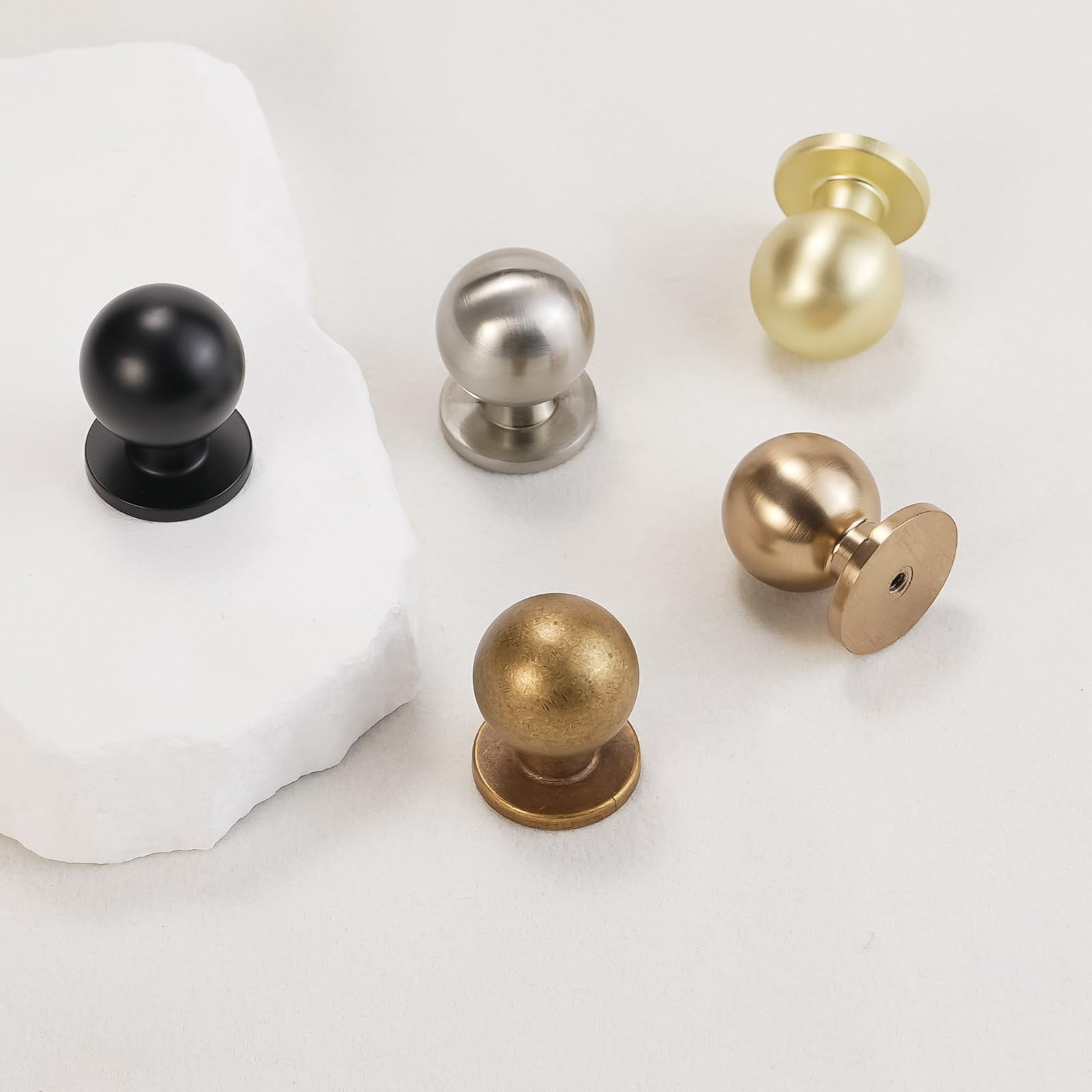 10 Pack Antique Brass Kitchen Cabinet Knobs Vintage Drawer Knobs Aged Bronze Kitchen Cabinet Hardware Zinc Alloy Handles Drawer Knobs Dresser Handles