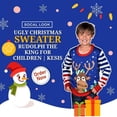 thumbnail image 3 of Kesis Kids Christmas Sweater, Children's Acrylic Holiday Pullover for Boys & Girls, 2 Years, 3 of 12