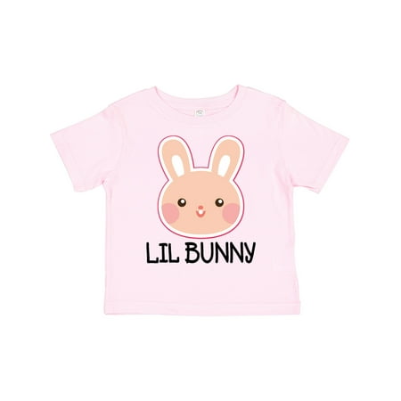 

Inktastic Easter Lil Bunny Girls Rabbit Gift Toddler Toddler Girl T-Shirt
