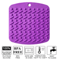 thumbnail image 3 of Paquete de 6 salvamanteles de silicona para ollas calientes, tapete de secado para platos calientes, ollas calientes y sartenes calientes, almohadillas antideslizantes resistentes al calor, 3 of 5