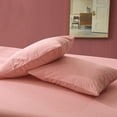 thumbnail image 5 of Organictune 2 Pack Washed Cotton Pillowcases, Soft and Shrink Resistant Envelope Closure Pillow Cases, Red, Queen, 20" x 30", 5 of 5