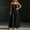 Black, variant on NTACZA Womens Dresses Summer Sleeveless Maxi Slip Dress Square Neckline Vacation Casual Beach Black L
