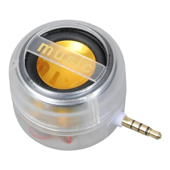 YongCo 3.5mm Mini Cellphone External Speaker Portable Stereo Music Player Rechargeable