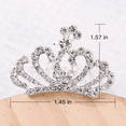 thumbnail image 2 of DESIGNICE 2Pcs Birthday Crown,1.46*0.94" Tiaras for Girls,Princess Crowns for Little Girls, 2 of 4