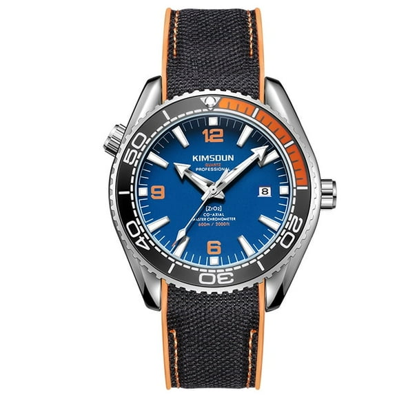 Explojoy Men's Sport Quartz Watch – Waterproof, Silicone Strap, Date & Luminous Display