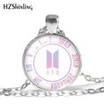 thumbnail image 3 of Kpop Bts Bt21 Moda Personalizado Equipo Logo Collar Animal Patrón Colgante Ventilador Accesorios De Fiesta, 3 of 4