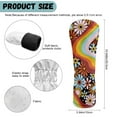 thumbnail image 6 of Yuyamidu Hippie Flowers Golf Head Covers PU Leather Golf Club Head Cover for Driver Fairway Wood Hybrid Women, Waterproof Golf Accessory, 6 of 8