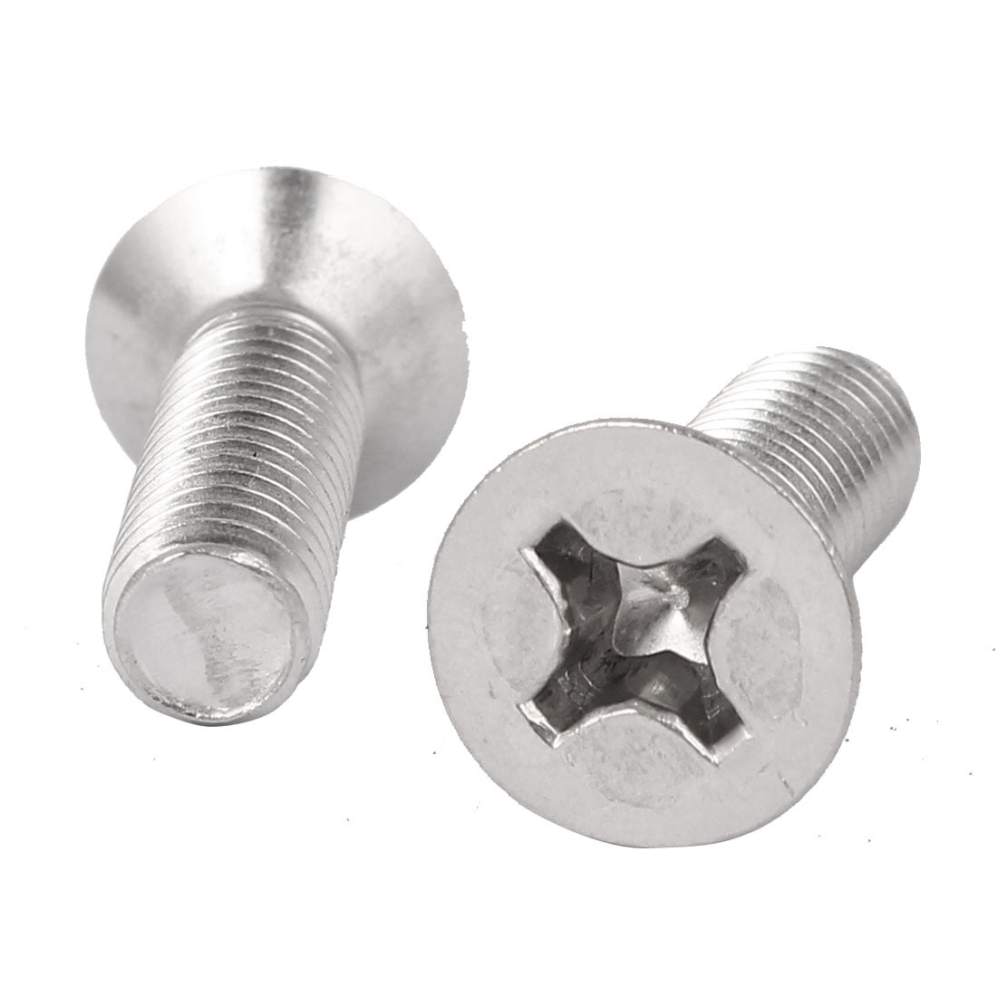 10 Pcs M6x20mm 316 Stainless Steel Countersunk Phillips Machine Screws