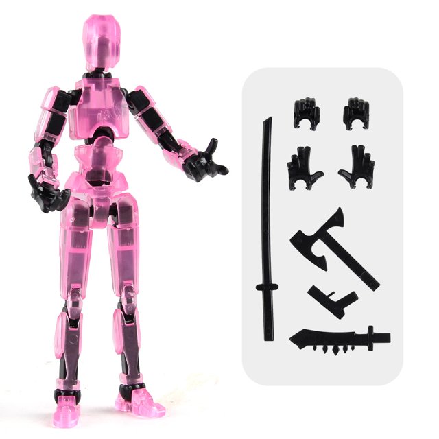 Robot de múltiples articulaciones que se mueve de forma móvil, maniquí impreso en 3D, figuras de la suerte, juguetes, juego para padres e hijos, regalos para niños