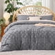 thumbnail image 1 of Juego de edredón Bedsure Queen Grey con 2 fundas de almohada de 3 piezas, 1 of 7