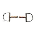 thumbnail image 1 of Methold Broca de anillo en D de doble articulación de acero inoxidable de 5 pulgadas Equipo práctico para montar a caballo a prueba Ropa para mascotas Boca de caballo/12.7 cm, 1 of 6