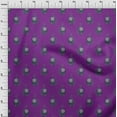 thumbnail image 3 of oneOone Viscose Jersey Fabric Leaves & Floral Block Print Sewing Fabric BTY 60 Inch Wide, 3 of 4