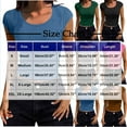 thumbnail image 3 of Aloohaidyvio Ribbed T Shirt for Women No Boundaries Summer Basic Crew Neck Slim Fitted Tops, 3 of 7