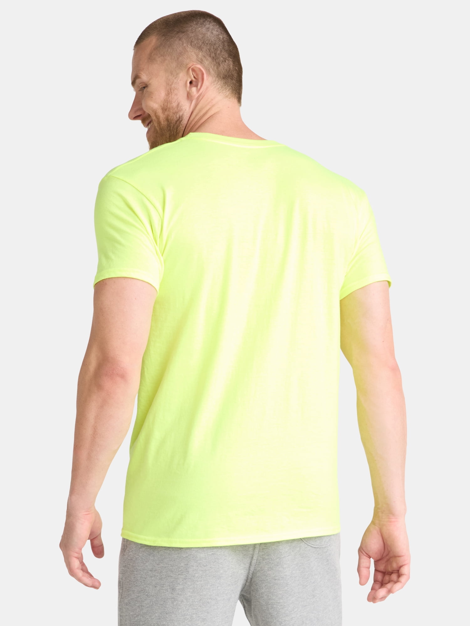 Athletic Works Men's and Big Men's Cotton Active Tee, 4-Pack, Sizes XS-5XL