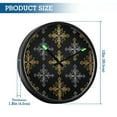 thumbnail image 3 of Indoor 12' Voice-Activated Luminous Decoration Wall Clock With LED Night Light Intricate Pattern, 3 of 8