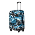 thumbnail image 2 of Bixox Washable Football Time Printed Luggage Cover, Fashion Suitcase Protector Fits for Large luggage, 2 of 8