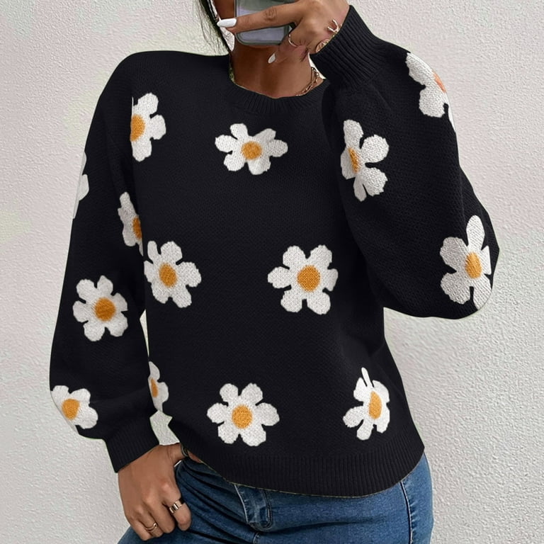 Womens jacquard knitted jumper – Newbie