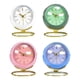 thumbnail image 3 of Reloj Despertador Digital Injueey con Luz Nocturna y Borde de Acero Dorado, 3 of 6