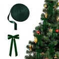 thumbnail image 2 of Cheapark Christmas Velvet Ribbon With Butterfly Tie - Gift Packaging Style - Tree Decor Ribbon For Christmas Gift Wrapping & Styling, 2 of 6