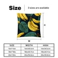 thumbnail image 5 of Banana Luxurious Velvet Pillow Covers with Unique Patterns - Set of 2, 16x16, 18x18, 20x20 Inches for Throw Pillow Inserts - Ideal for Home Decor and Gifts, 5 of 6