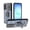 Blue, variant on NJJEX Compatible with Samsung Galaxy A17 5G Case Built in Slide Camera Lens Cover+Finger Ring Holder Kickstand,Heavy Duty Shockproof Full Body Phone Cover,Black