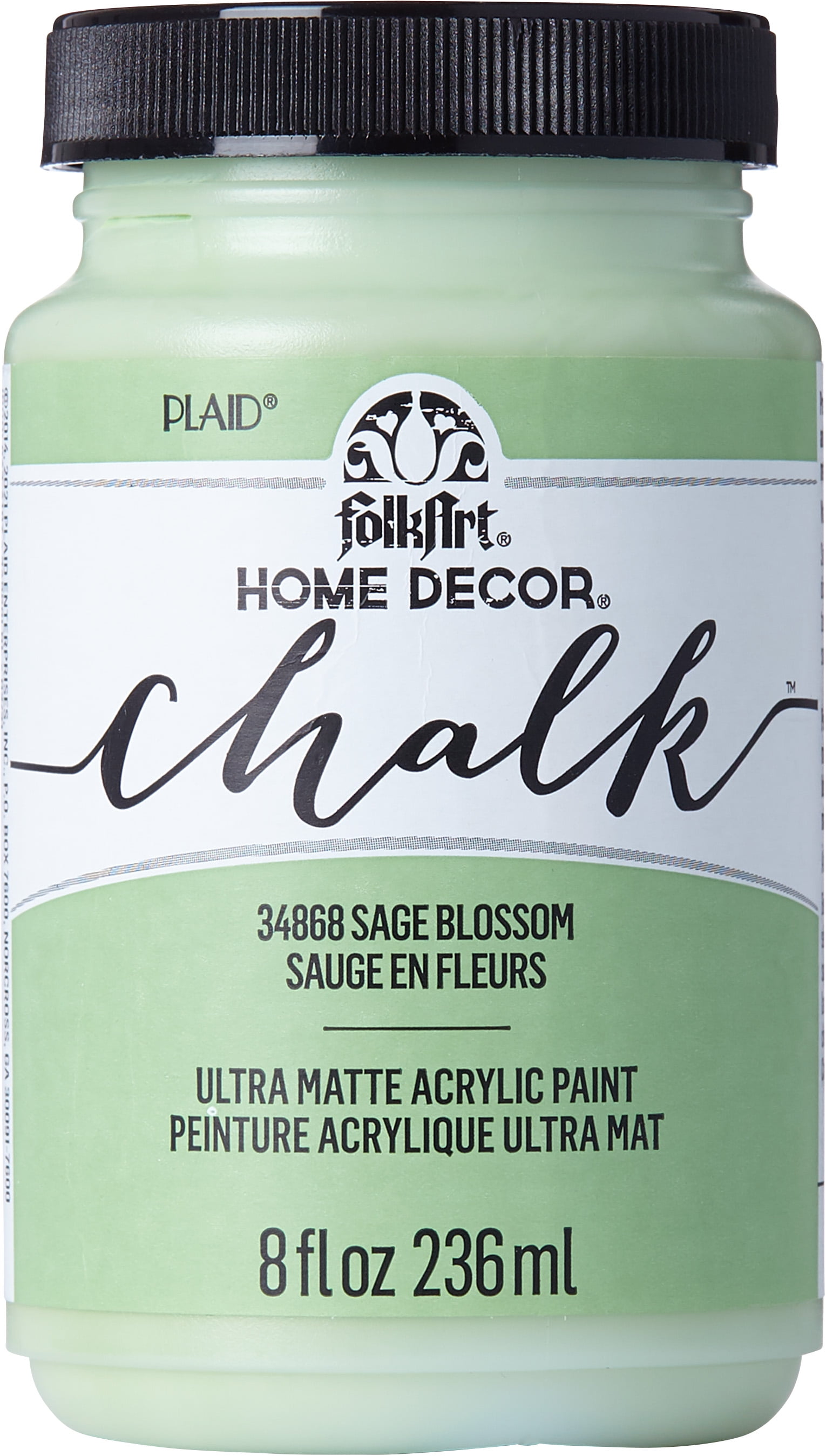FolkArt Home Décor Chalk Acrylic Craft Paint, Sage Blossom, Ultra Matte