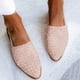 thumbnail image 1 of Zapatos planos puntiagudos para mujer, zapatos casuales tejidos, sandalias cómodas sólidas, zapatos Wmkox8yii shjk6477, 1 of 4