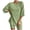 Green, variant on MAIHAN Women Summer Outfits Summer Outfits for Women Short Sleeve Top and Shorts Shorts Set 2 Piece Outfit Cotton Outfits Sets