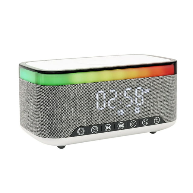 Altavoces Bluetooth Escritorio Inalámbrico Bluetooth Altavoces Ruido Blanco Música Rgb Display de Reloj de Luz Bluetooth Inalámbrico Audio de Llenado Altavoces Bluetooth con Luces