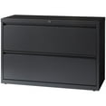 thumbnail image 2 of UrbanPro 2-Drawer Modern Metal Lateral Filing Cabinet in Charcoal, 2 of 5