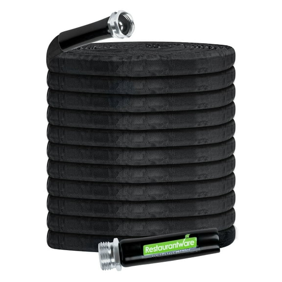 Handy Tek Black Fabric Garden Hose - Lightweight, Kink-Free, Flexible - 50' - 1 count box