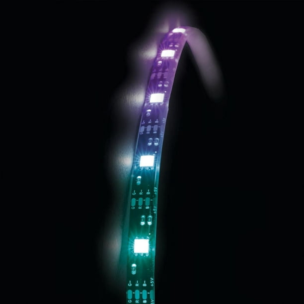 Monster 12ft Multicolor Sound Reactive RGB LED Light With Remote, Customizable - Walmart.com