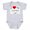 Heather Gray, variant on CafePress - I Love My Cambodian Dad Infant Bodysuit - Cute Infant Bodysuit Baby Romper - Size Newborn - 24 Months