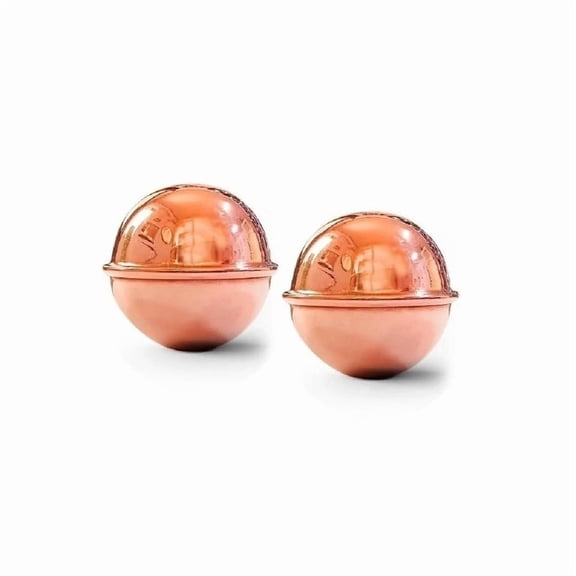 Ayurvedic Pure Copper Ball for Water Purification, Immunity (PACK OF 2)