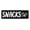 Black, variant on Signs ByLITA Standard Snacks Sign (Red) - Large