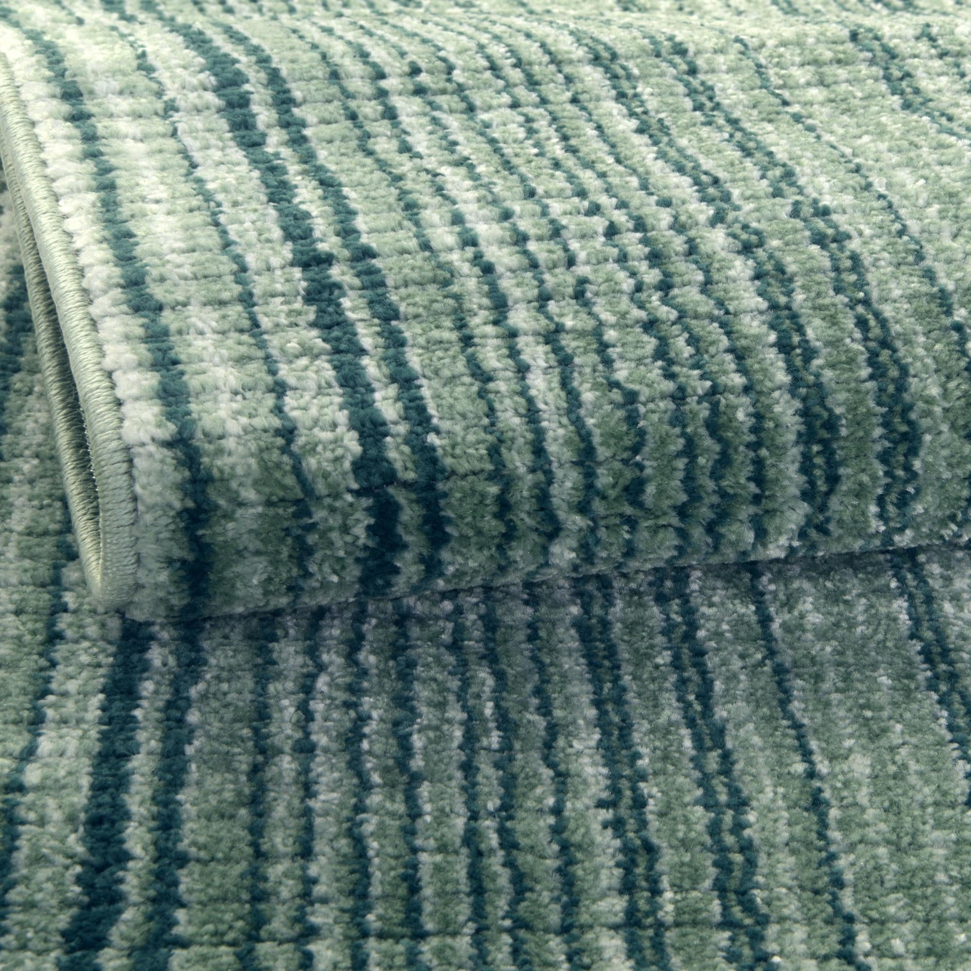 Rugs.com Gemstone Collection Rug – 9' 8 Square Green Medium Rug Perfect For Living Rooms, Kitchens, Entryways