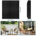 thumbnail image 3 of Dznils Black Outdoor Patio Chair Cushion Seat Pad Replacement Cover, 20" x 22", 2 Pack, Only Cover, 3 of 11