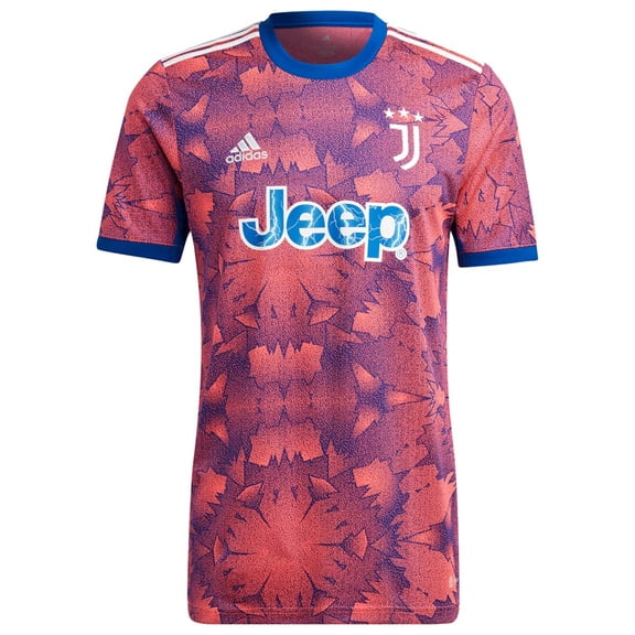 adidas Juventus Third Jersey Youth (X-Small) Pink/Blue