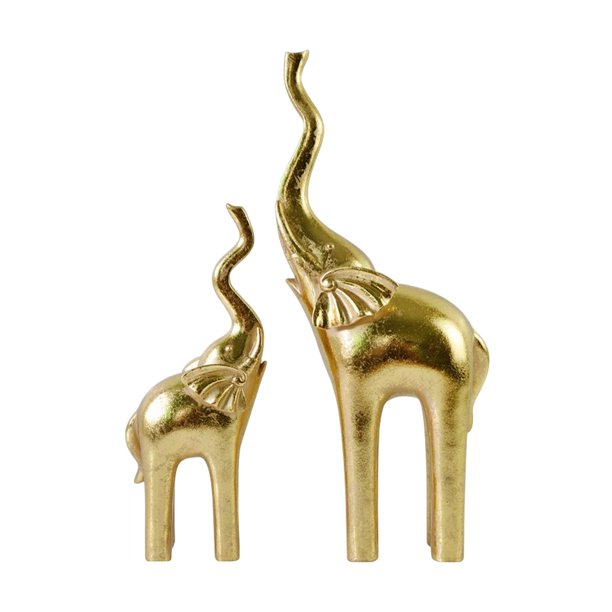 Estatuillas de oficina Zulema 2 uds Hijo Oro linda escultura