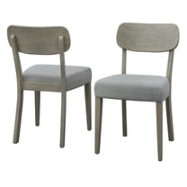 TMS Glendale Dining Chair, Set of 2, Light Gray