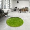 thumbnail image 4 of Ahgly Company Machine Washable Indoor Rectangle Industrial Modern Green Area Rugs, 2' x 3', 4 of 7