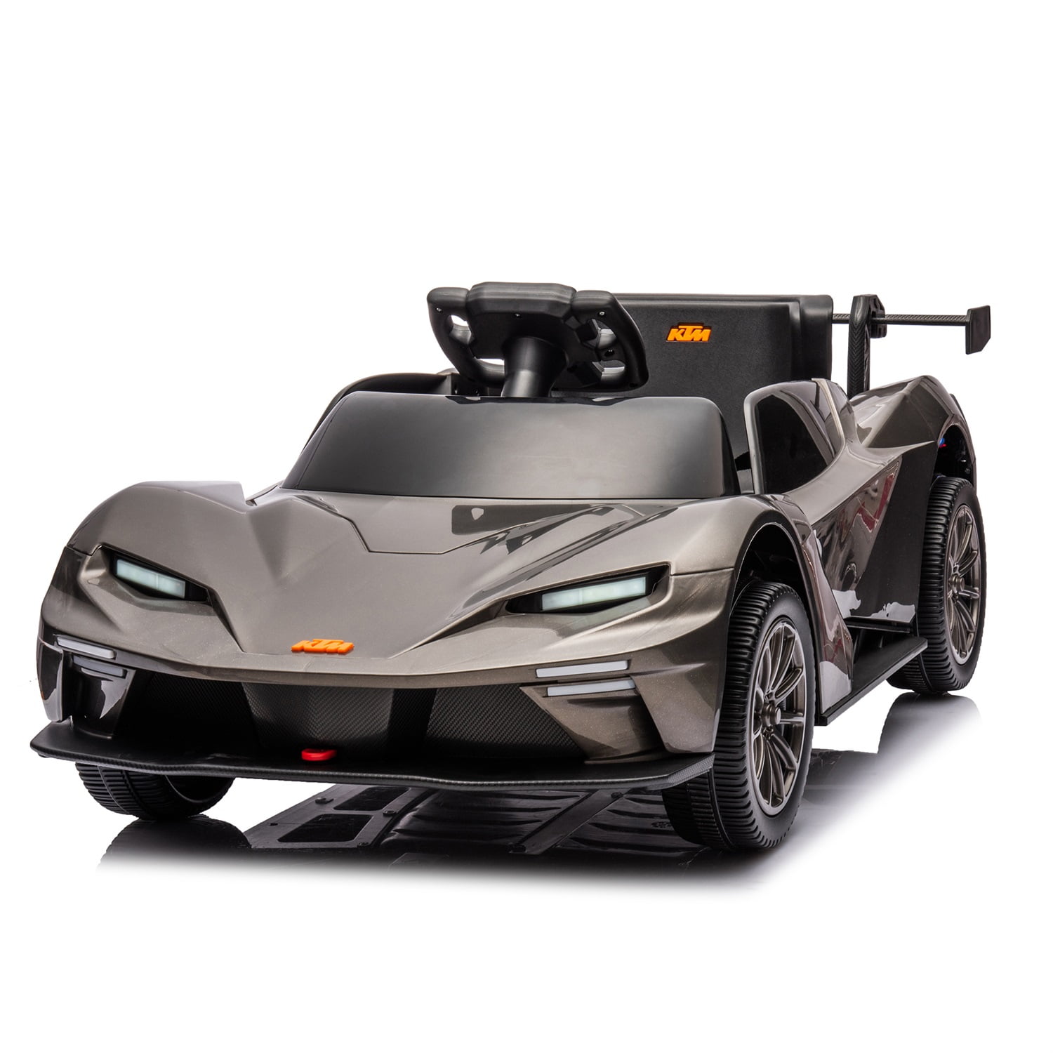 CIPACHO 12V Powered Ride Ons Kids Car Licensed Ktm x Bow Gtx Electric Car for Kids, 2.4G W/Parents Remote Control, USB, MP3, Bluetooth, LED Light, Black