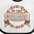 thumbnail image 4 of Inktastic My First Oktoberfest Boys or Girls Baby Bib, 4 of 4