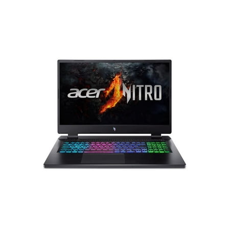 Acer Nitro 17 - 17.3" Intel Core i7-14650HX GeForce RTX 4060 Laptop GPU - Up to 5.2GHz - 16 GB DDR5 Memory - 1 TB PCIe SSD - Windows 11 Home Gaming Laptop - 165 Hz IPS (AN17-72-734A )