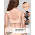 thumbnail image 3 of Sujetador OEAK sin aros, festoneado, para flexionar, cobertura total, color nude XL, 3 of 7