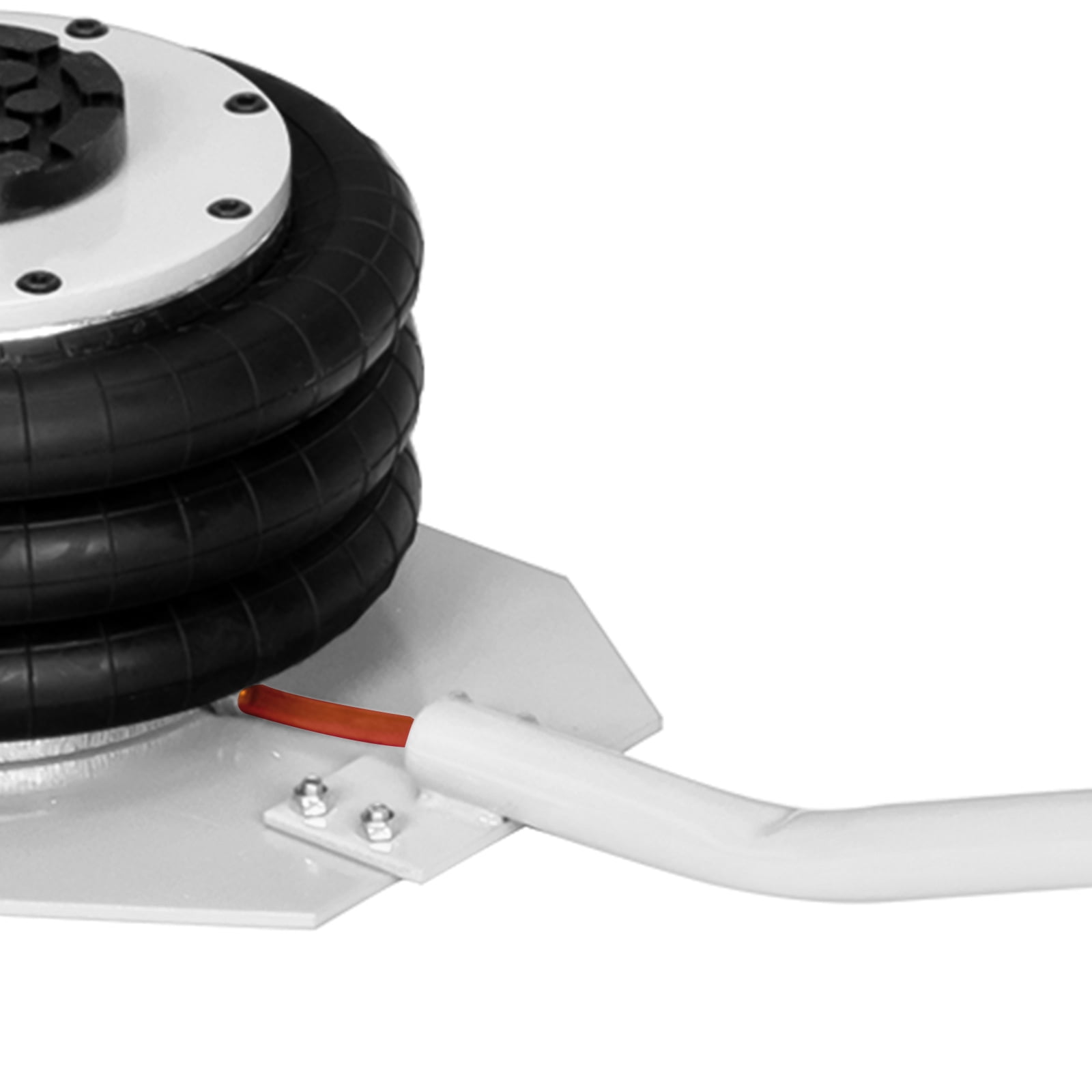 3T Round Handle AirBag Jack, White