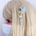 thumbnail image 6 of Yokua Cute 90s Aesthetic Metal Star Hairpin for Woman Cute Bangs Ponytail Hair Clip, 6 of 12